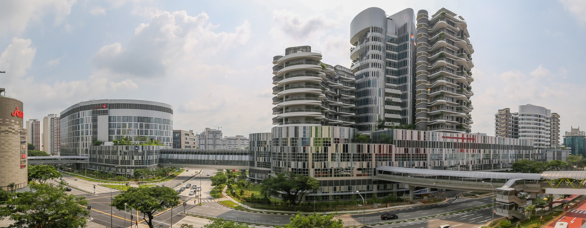 Panoramic View, Ng Teng Fong Hospital and Jurong Community Hospital, Singapore