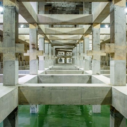 Stamford Detention Tank, Image Credits: PUB, Singapore's National Water Agency